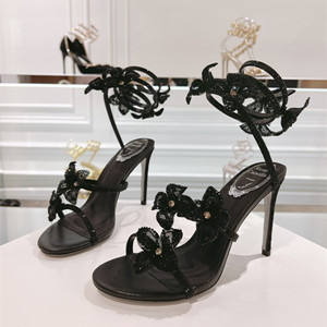 rene caovilla 9.5cm sandals shoes